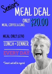 Seniors Meal Deal - Dinner